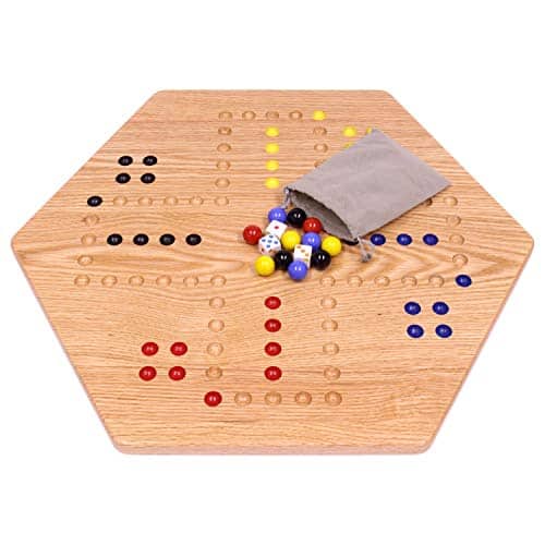 Juego de tablero de mármol Wahoo de AmishToyBox.com - 20" - Imagen 5