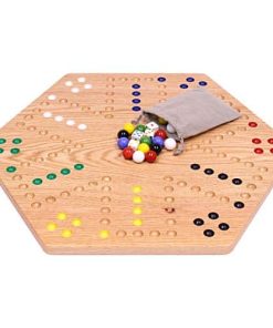 Juego de tablero de mármol Wahoo de AmishToyBox.com - 20"