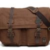 Bolso Mensajero Cruzado de Lona Militar Vintage Berchirly