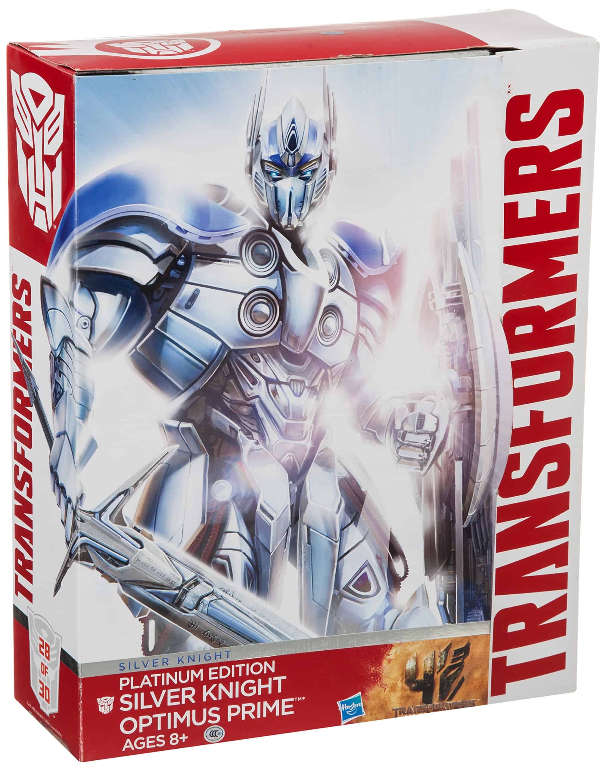 Hasbro Transformers Figura de Acción Edición Platino Silver