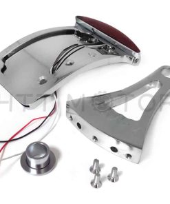 Soporte de placa de matrícula montado en el lateral curvado