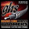 Cuerdas GHS RC-ML3045 Round Core Bass Boomers, Juego de 4,
