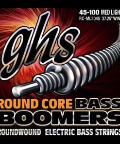 Cuerdas GHS RC-ML3045 Round Core Bass Boomers, Juego de 4,