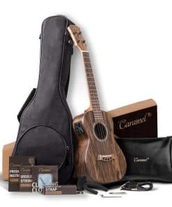 Ukelele Eléctrico Tenor Profesional de Bocote Butterfly 26