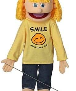 Marioneta de Cuerpo Completo, Niña Sonriente, 25", Jesús Te