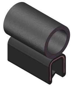 Sello de ajuste Trim-Lok con bulbo superior � Se adapta a