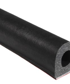 Sello de goma con forma de D de Trim-Lok - Altura de 0.75",