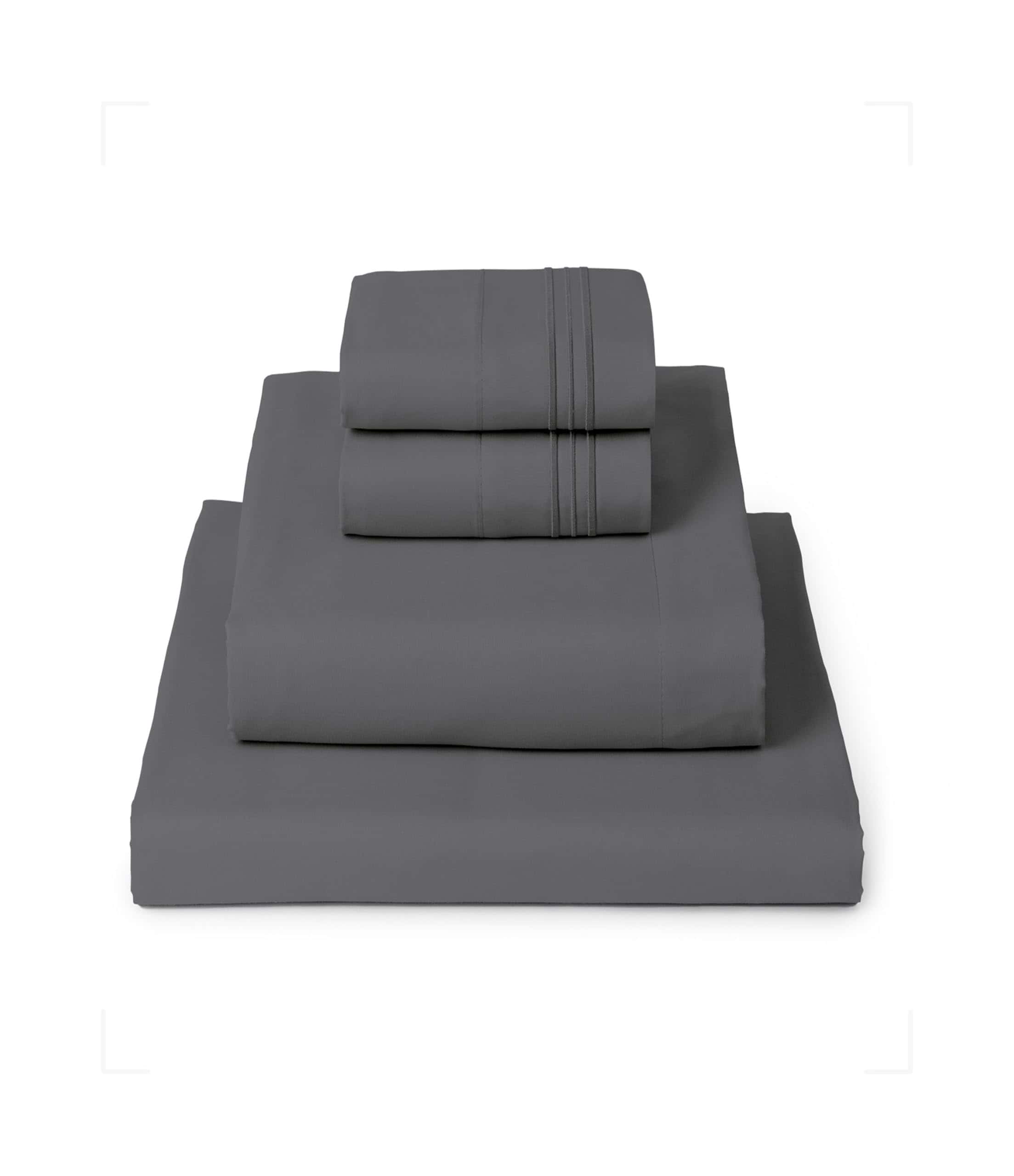 Juego de sábanas Mellanni Full - Colección -Gris