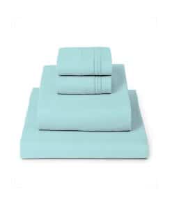 Juego de sábanas Mellanni Queen - 4 PC -Aqua