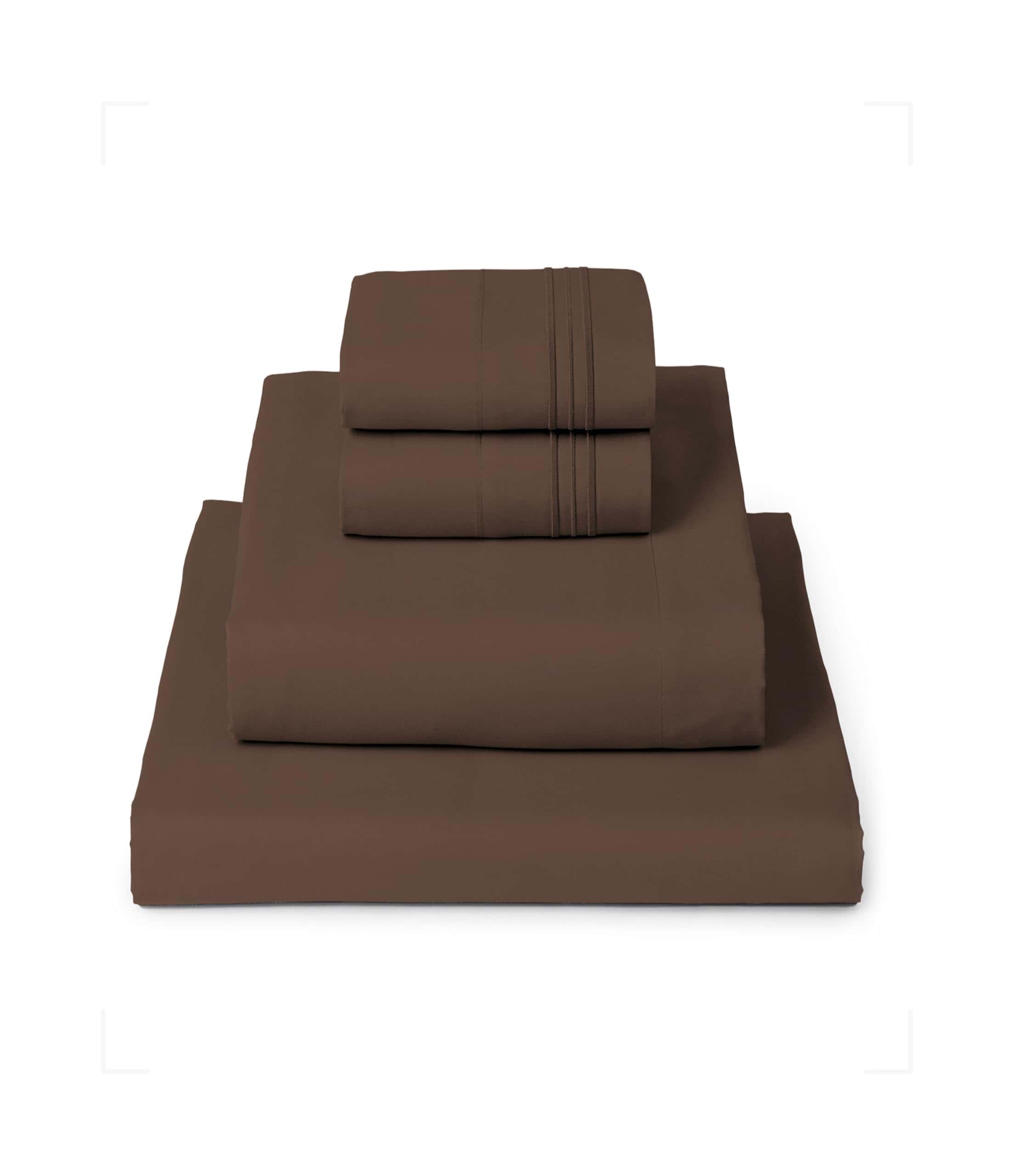 Juego de Sábanas Mellanni Full - Colección -Marrón