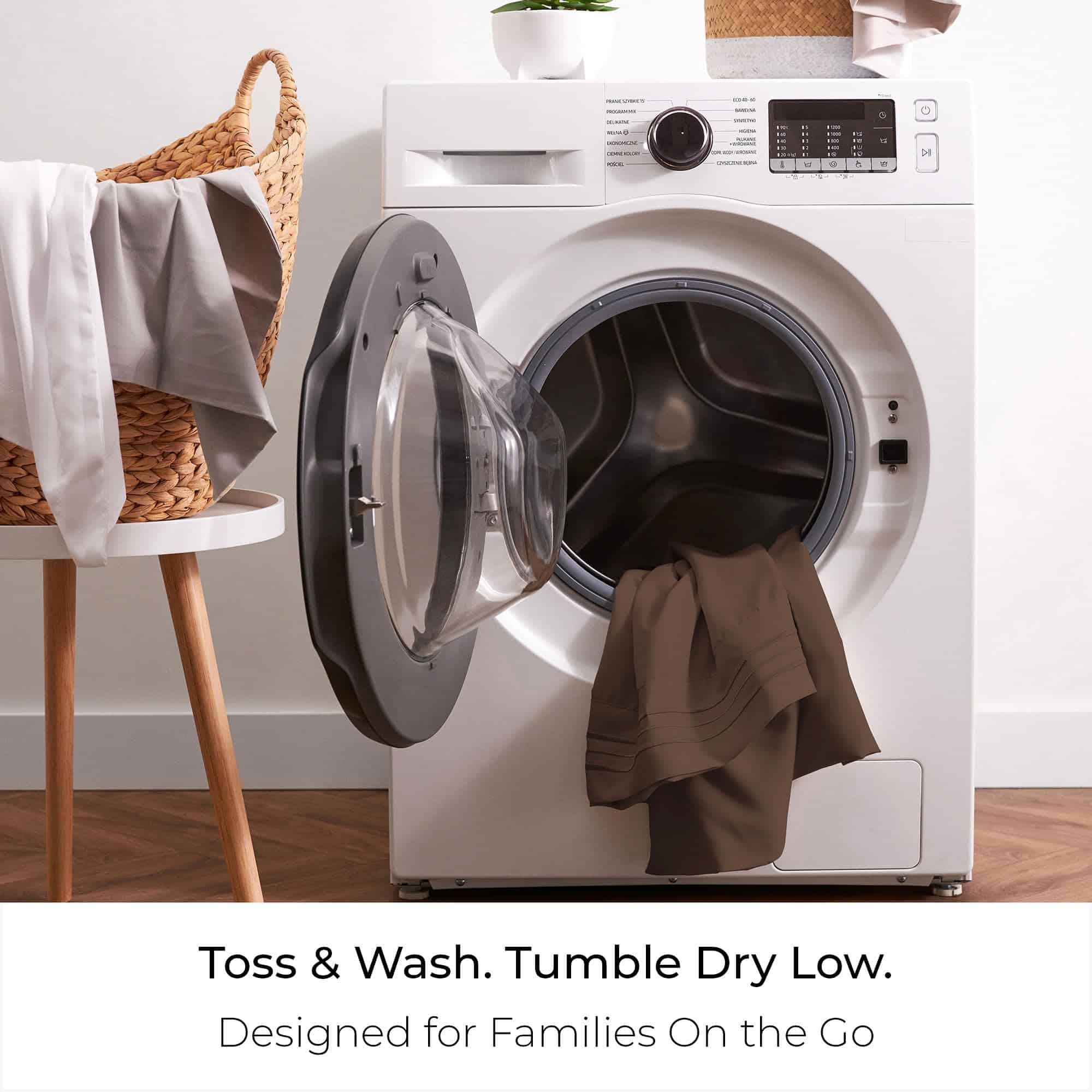 Juego de Sábanas Mellanni Full - Colección -Marrón - Imagen 7