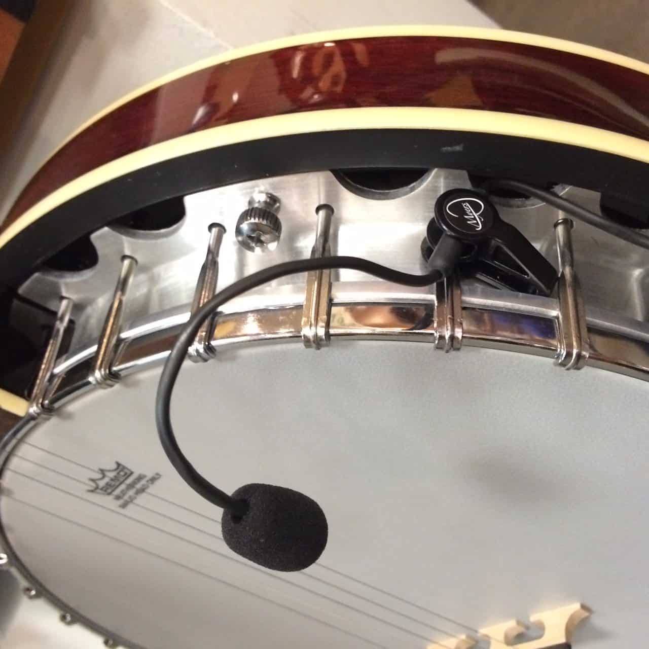 Myers Pickups The Feather Banjo Pickup con Micro-Gooseneck