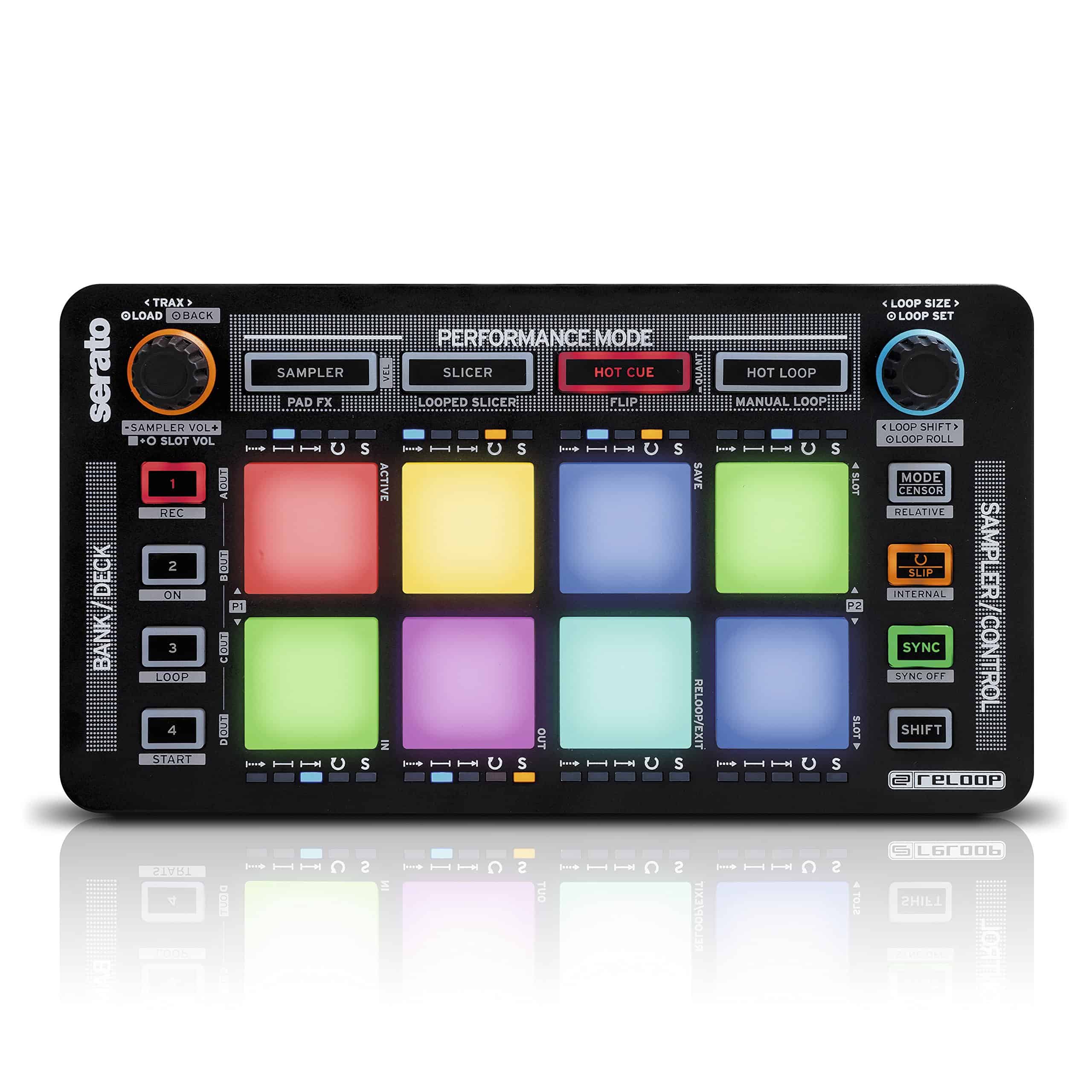 Controlador de Pads Performance Modular USB Neon Reloop