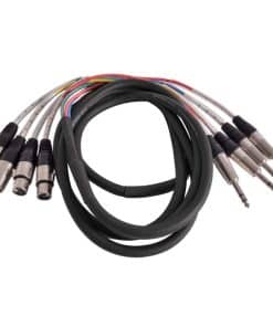 Cable Serpiente de Inserción de 2 Canales de 10 Pies con 4