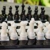 Juego de Ajedrez de Mármol Radicaln 12 -Negro y Blanco