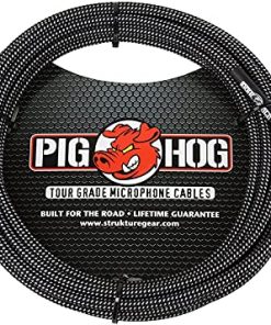 Cable de Micrófono XLR de Alto Rendimiento Pig Hog PHM20BKW