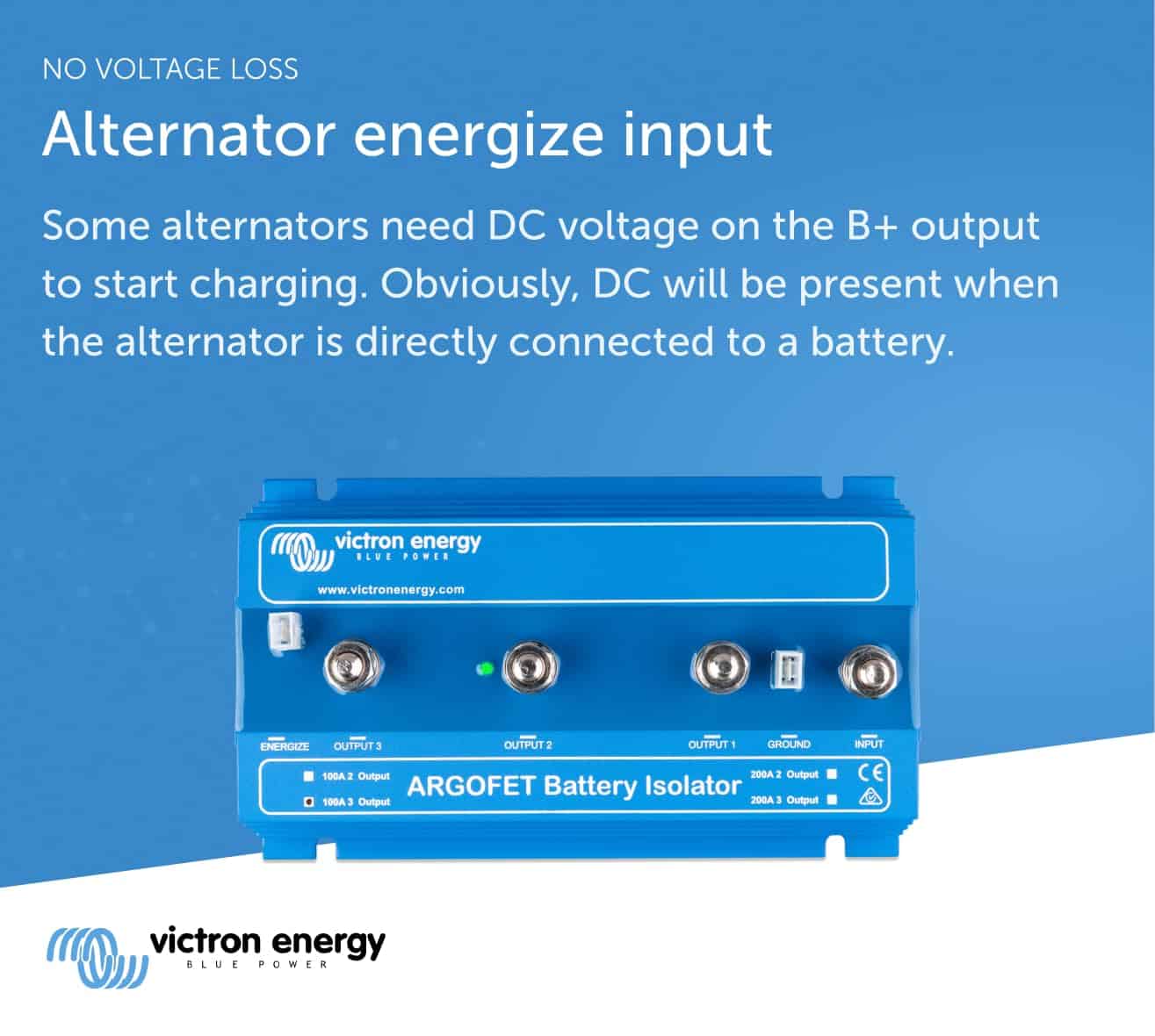 Victron Energy Argofet Battery Isolators 100-3AC (3 - Imagen 5