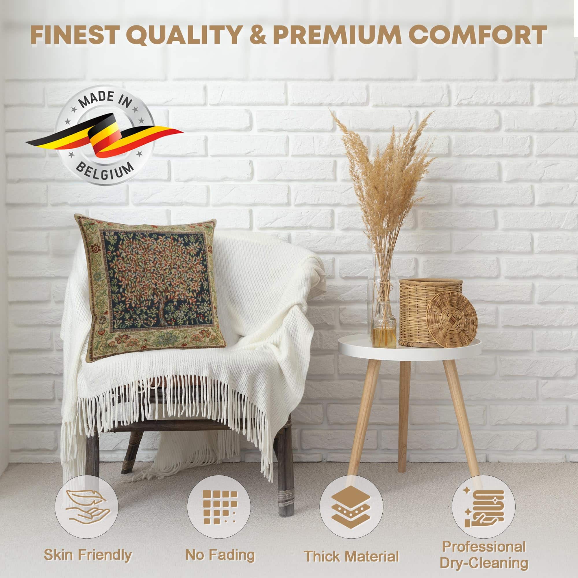 Fundas de cojines Charlotte Home Furnishings 16x16 in, - Imagen 4