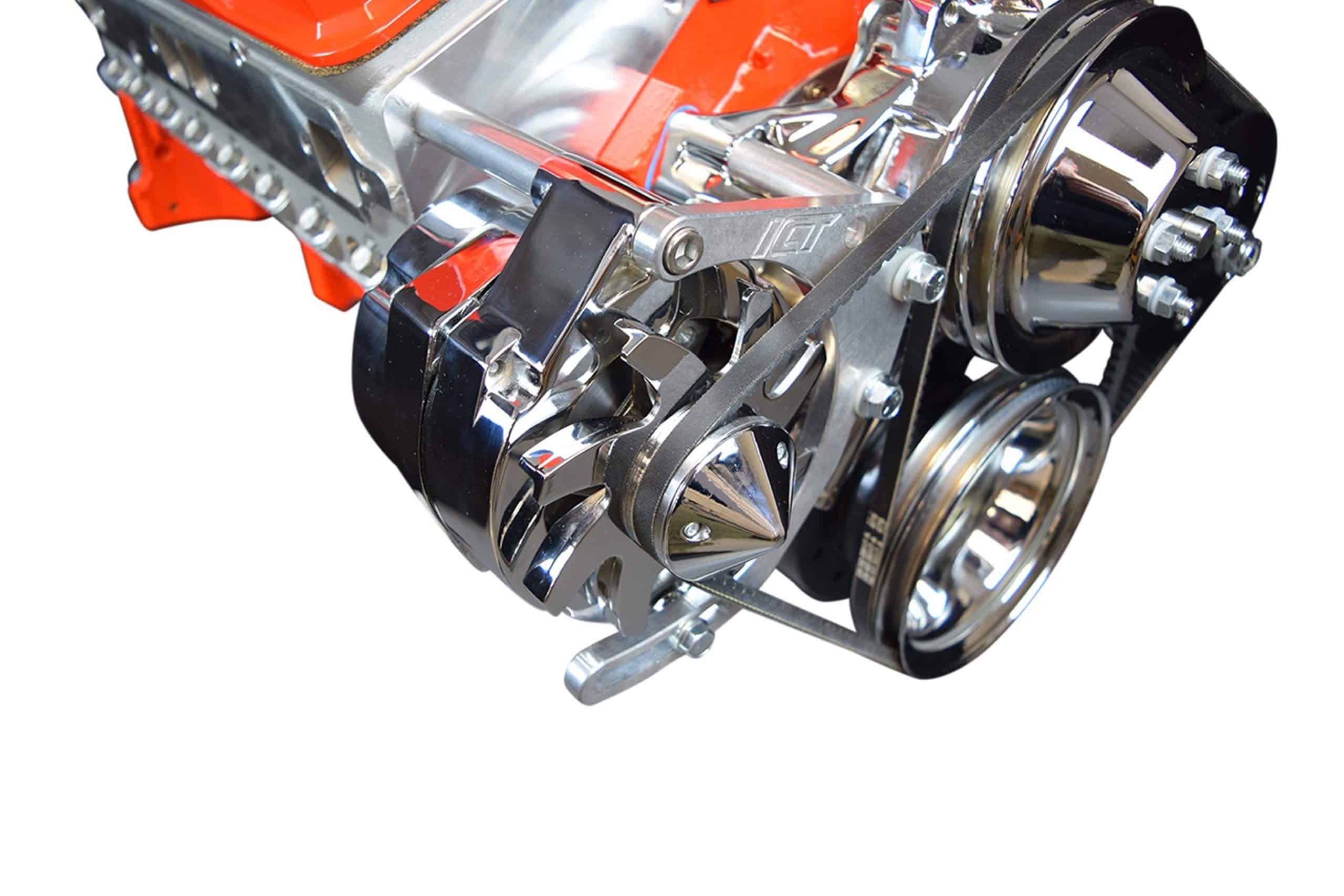 Soporte de alternador ajustable ICT Billet SBC Low Mount - Imagen 6