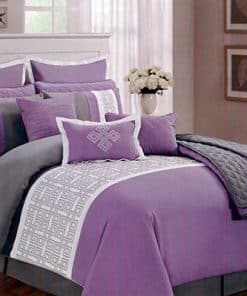 Juego de Edredón Super Lujoso CHARLESTON de 12 Piezas