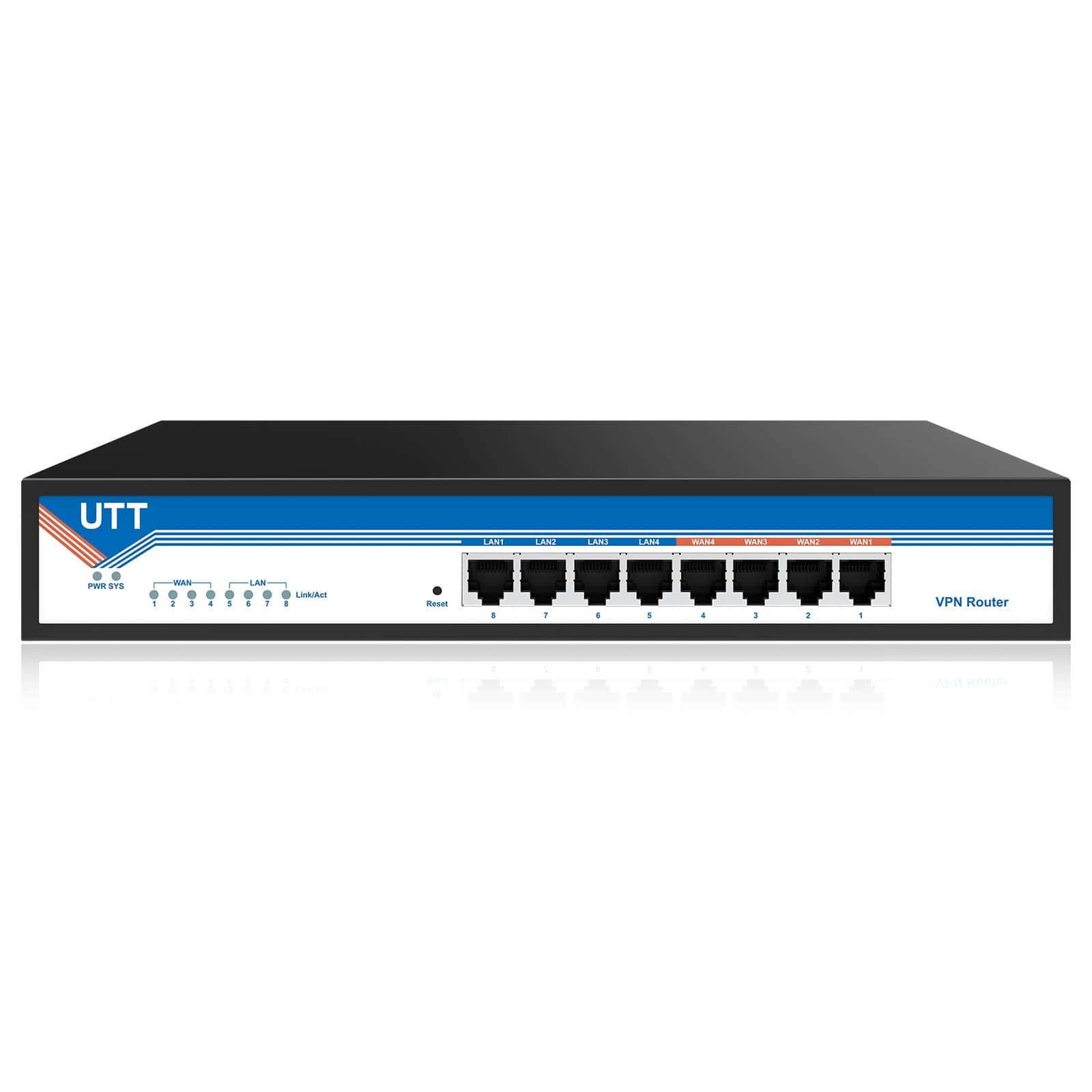 Router UTT ER520 con 4 Puertos WAN 4 Puertos LAN 100M,