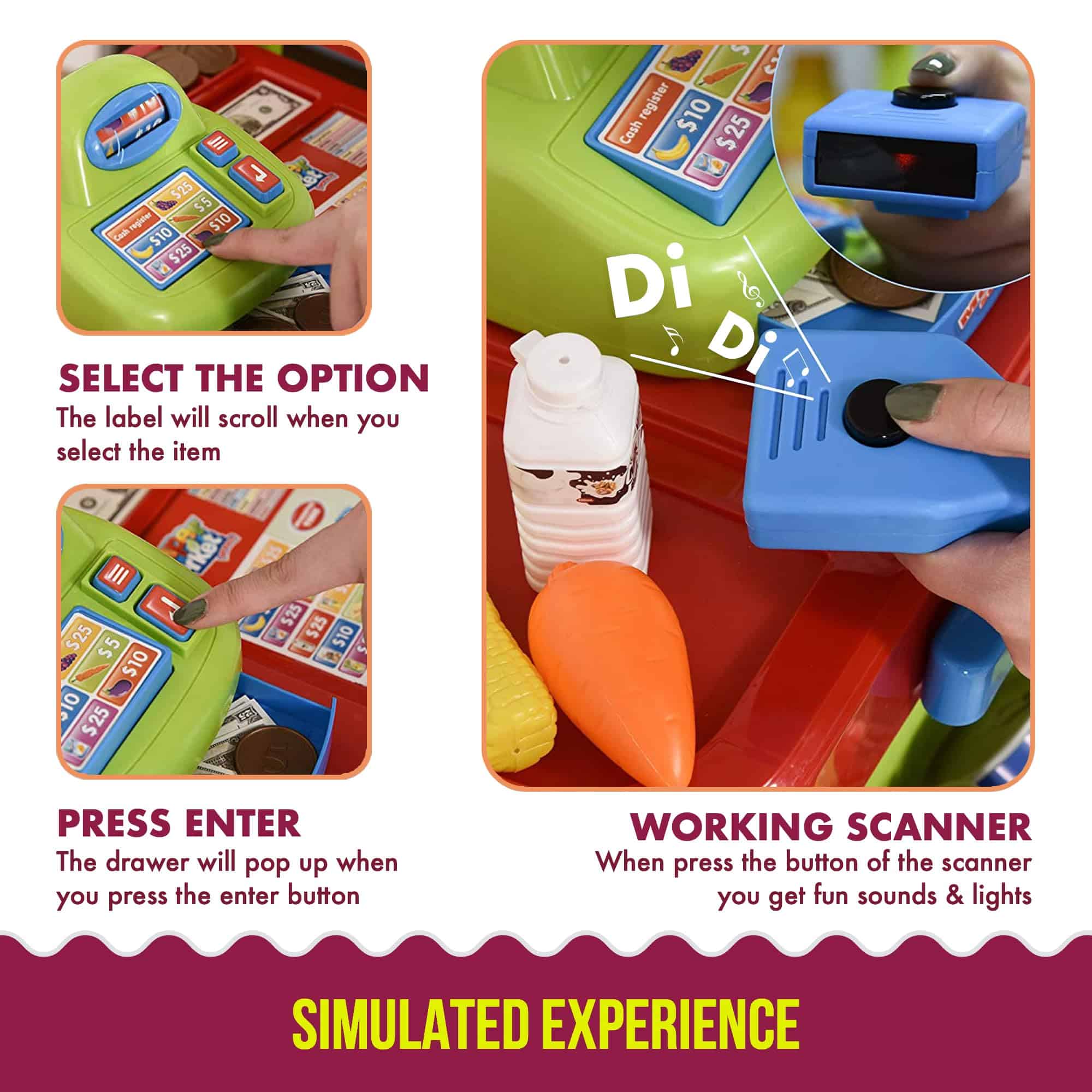 Set de Juego Supermercado MEDca Creative Time Kids con - Imagen 5