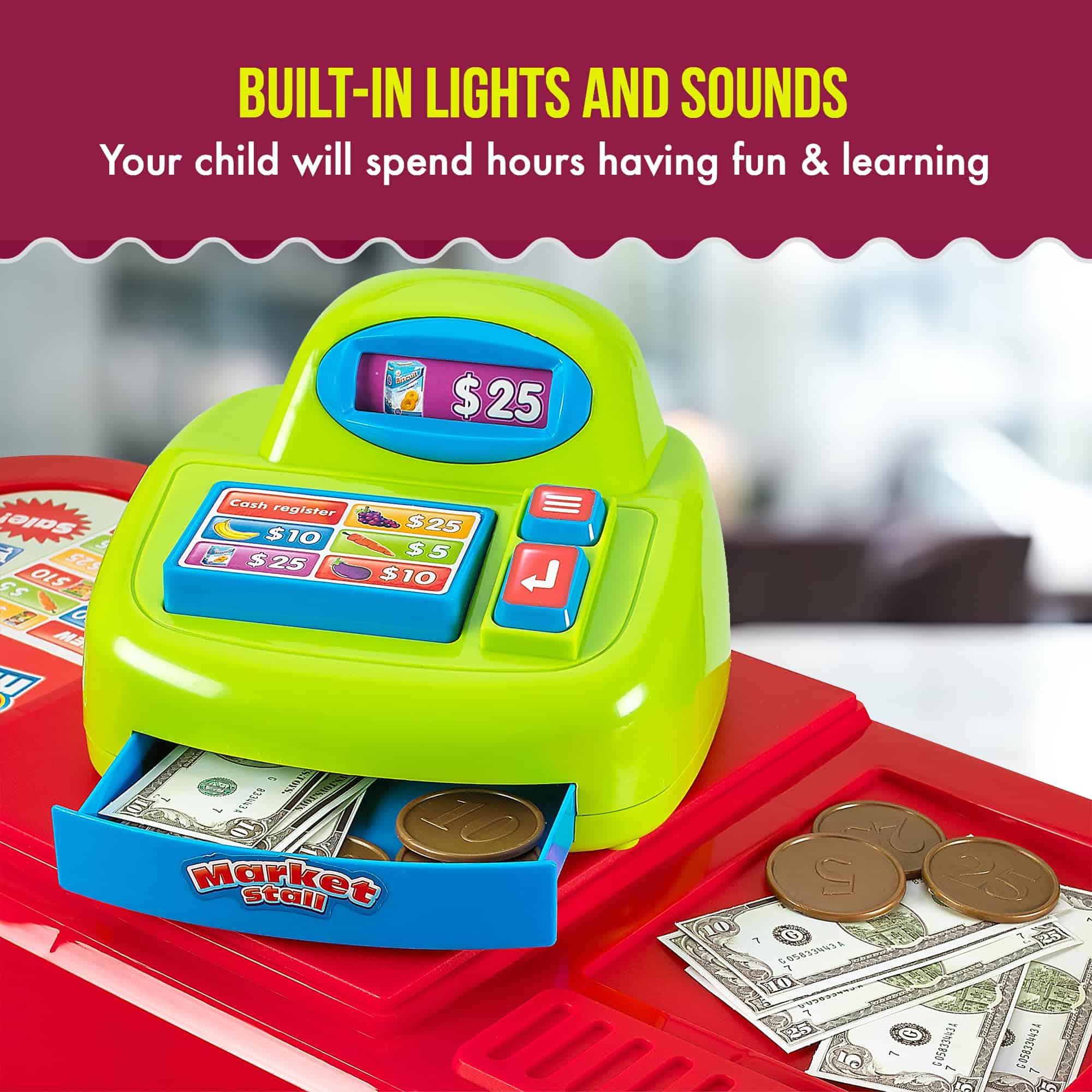 Set de Juego Supermercado MEDca Creative Time Kids con - Imagen 9