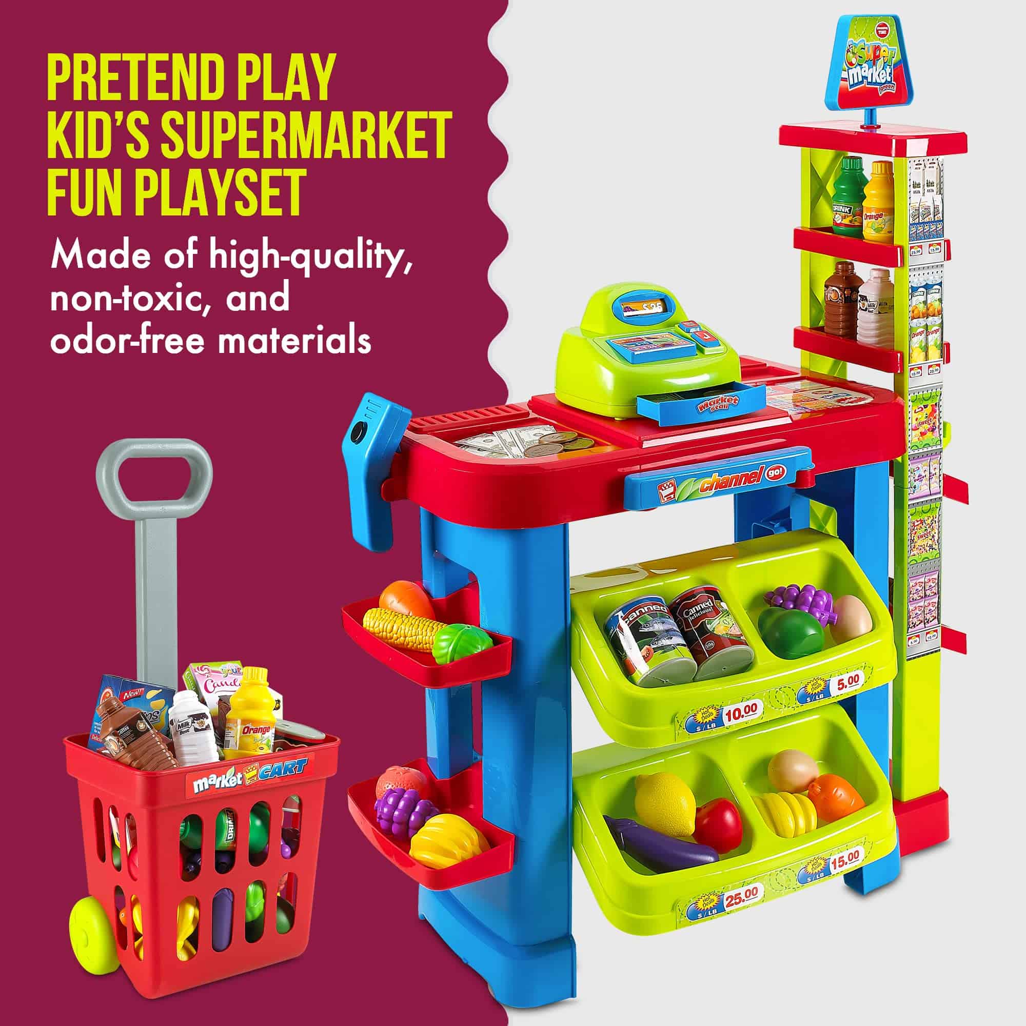 Set de Juego Supermercado MEDca Creative Time Kids con - Imagen 3