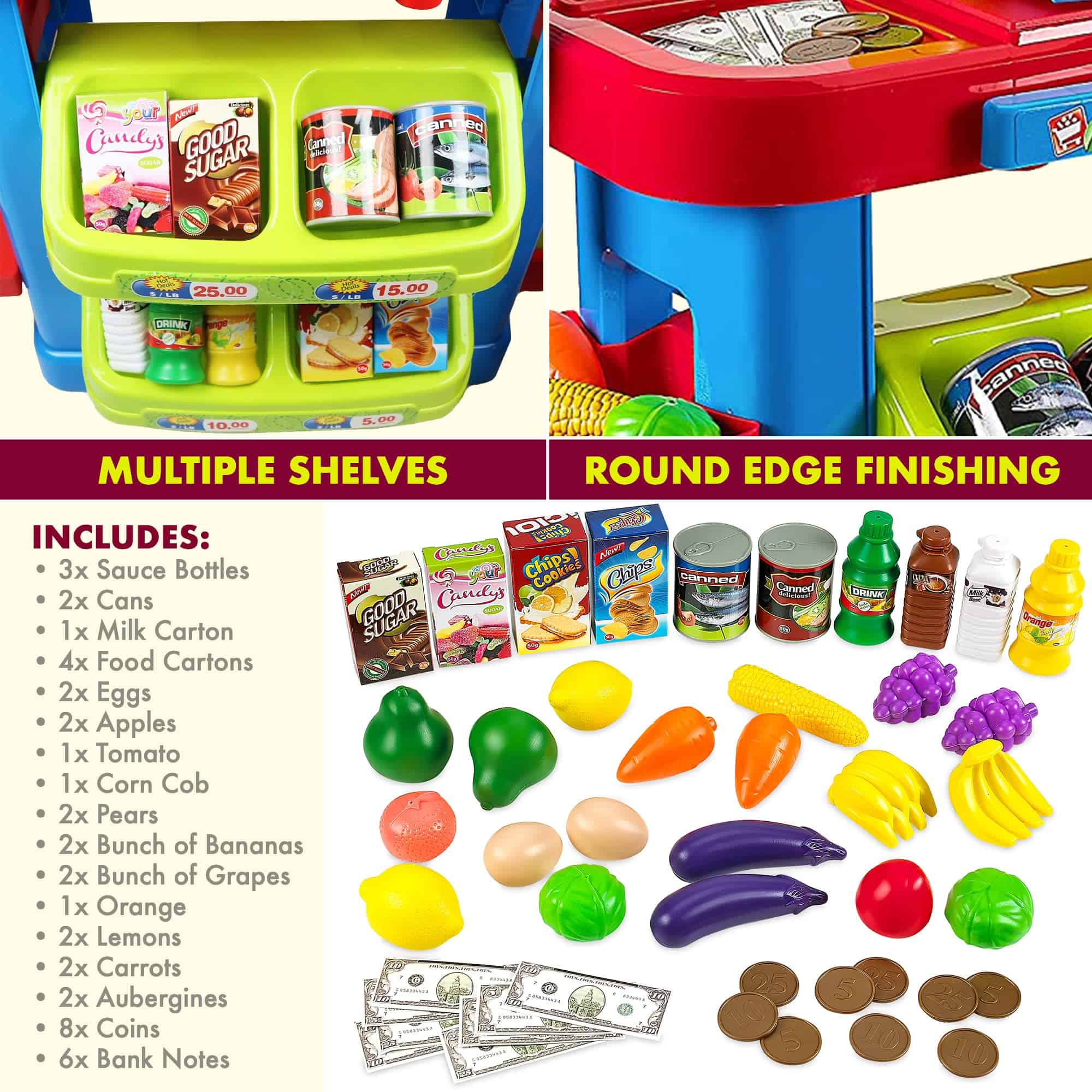 Set de Juego Supermercado MEDca Creative Time Kids con - Imagen 10