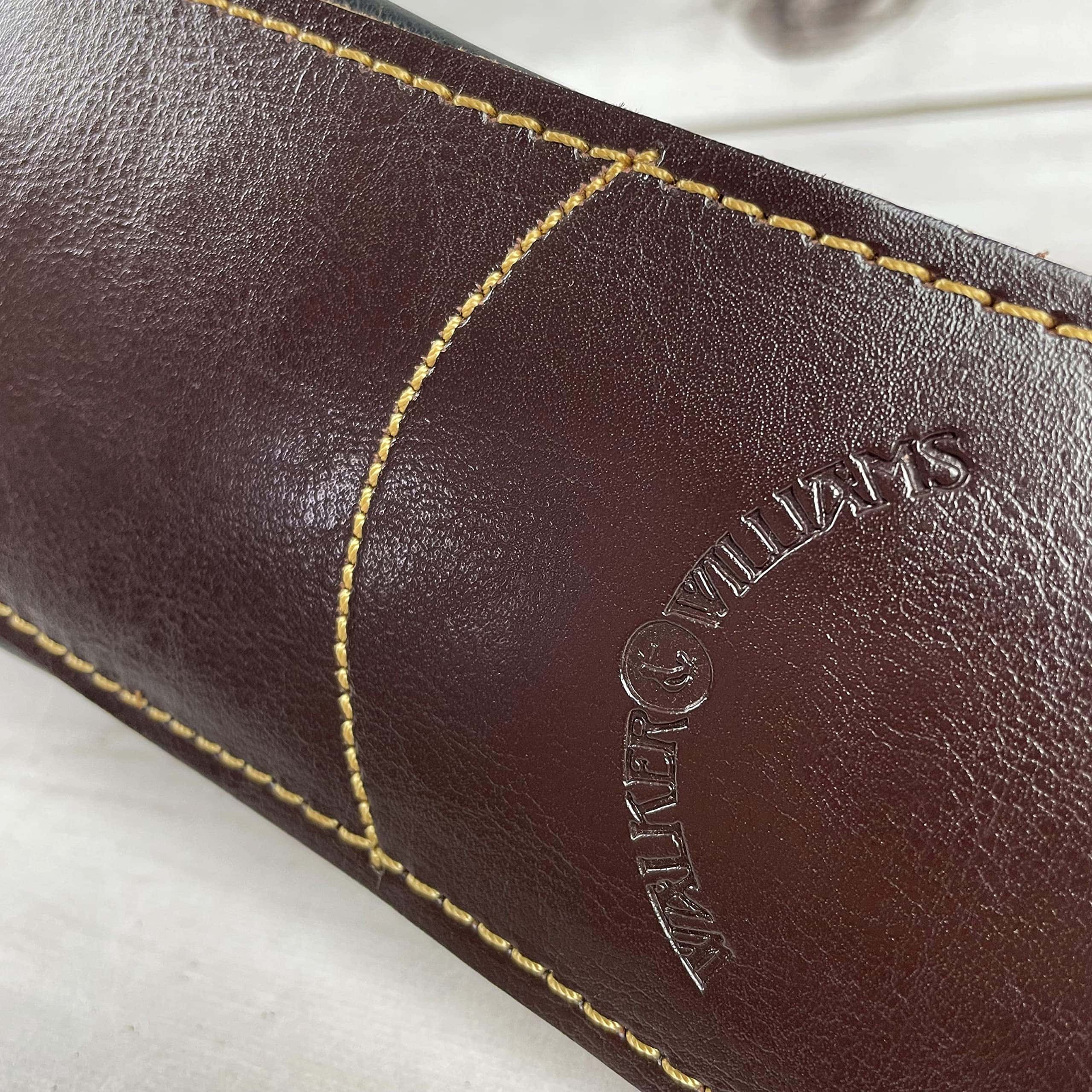 Correa de guitarra Walker & Williams Super Wide 4" de cuero - Imagen 6