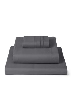 Juego de sábanas Mellanni Twin - Colección -Gris