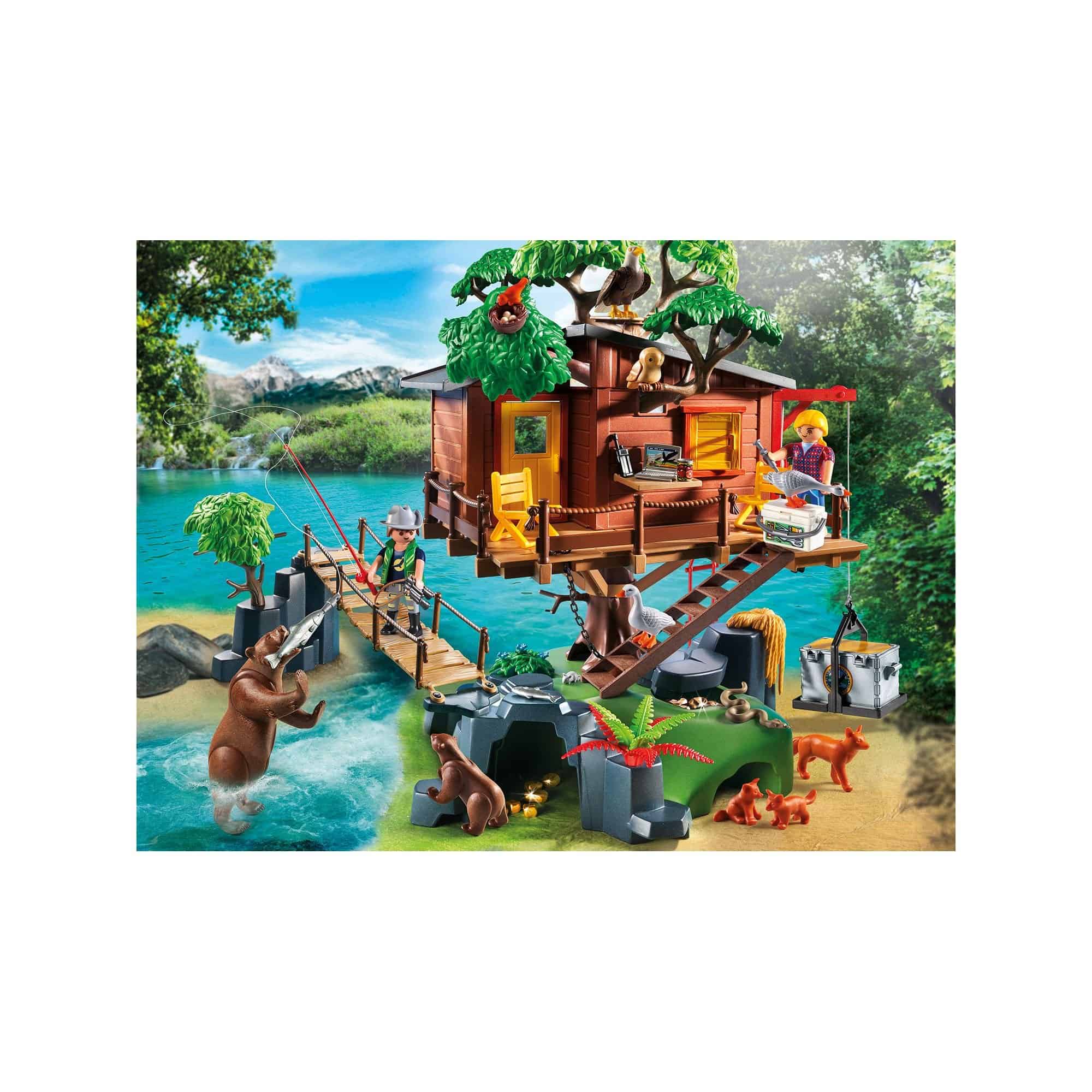 Kit de construcción de Casa del Árbol de Aventuras Playmobil - Imagen 4