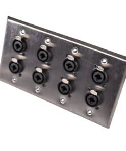 Placa de Pared de Acero Inoxidable Seismic Audio SA-PLATE34
