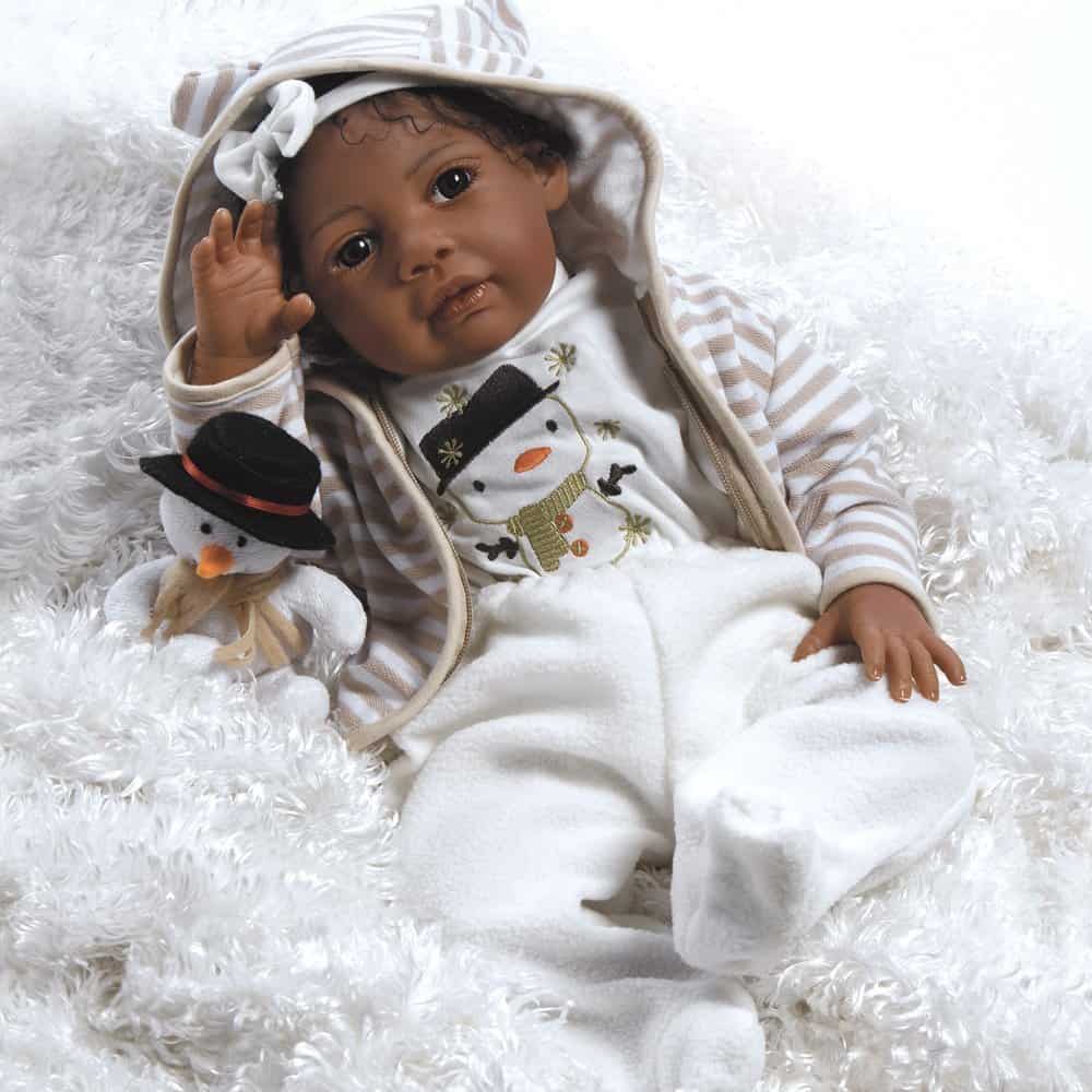 Paradise Galleries Muñeca Realista Reborn para Niña Negra -