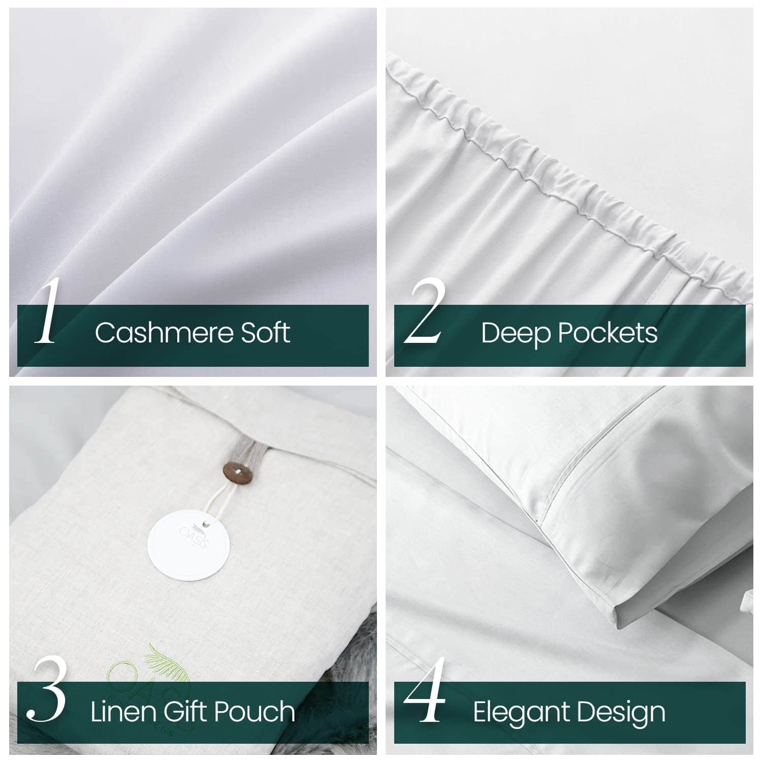 Juego de Sábanas Oasis Fine Linens Island -Cirrus - Imagen 7