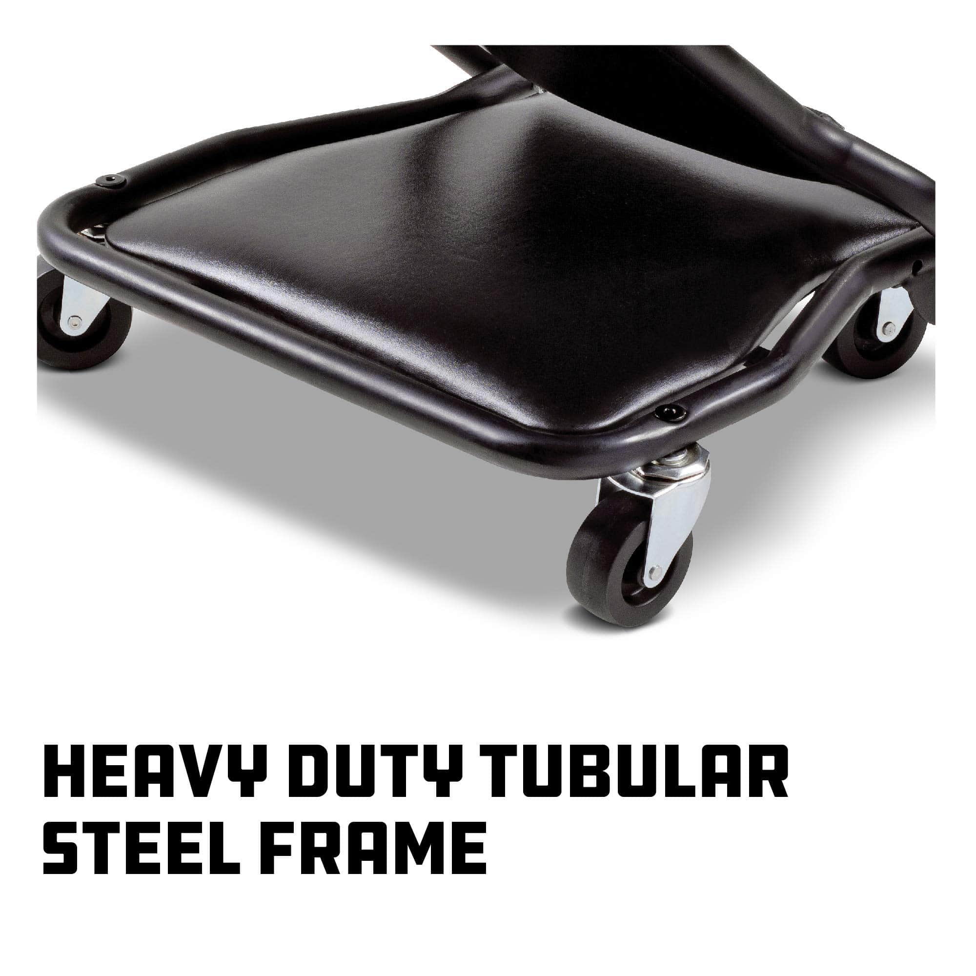 Powerbuilt 42-Inch Triplex Folding Creeper, Asiento Rodante - Imagen 7