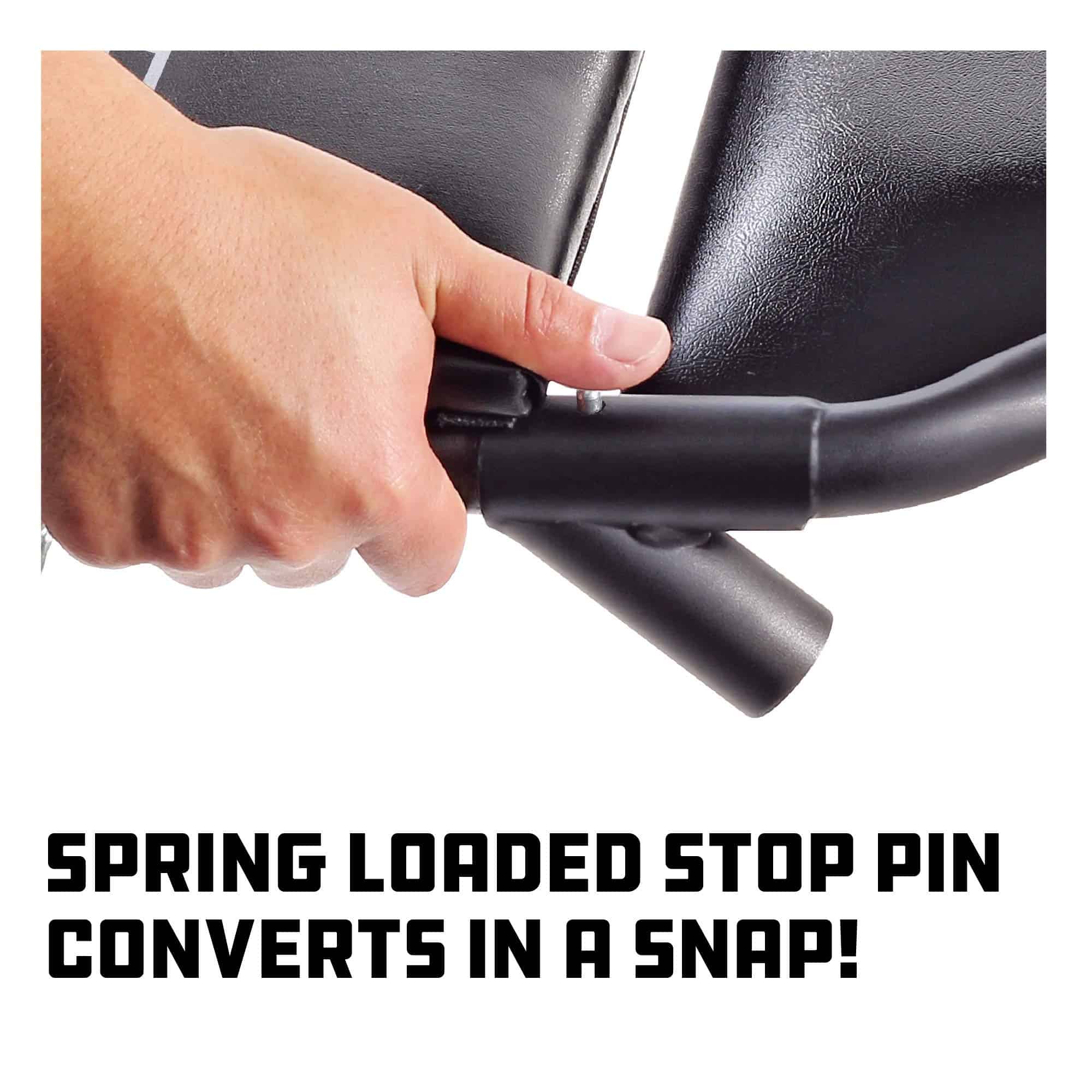 Powerbuilt 42-Inch Triplex Folding Creeper, Asiento Rodante - Imagen 4