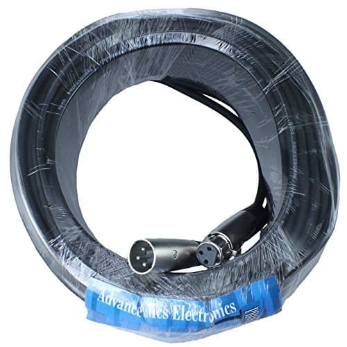 Cable de Micrófono XLR Macho a Hembra MCSPROAUDIO de 100