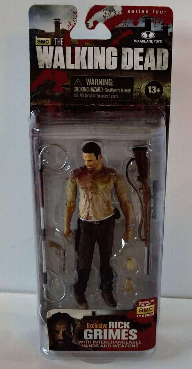 Figura de Acción de la Serie 4 de Rick Grimes de The
