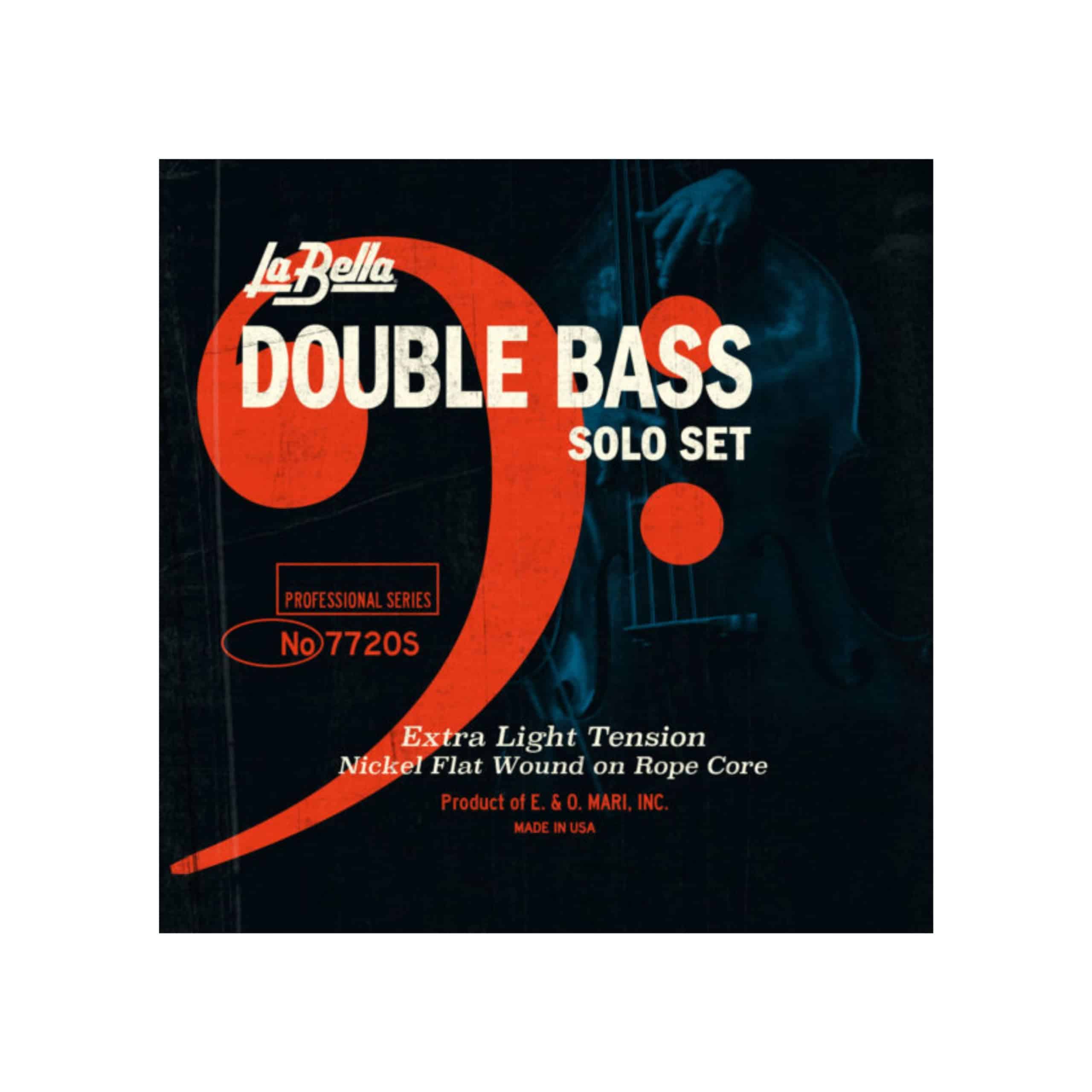 La Bella 7720S Double Bass Solo Extra Light Tension Nickel