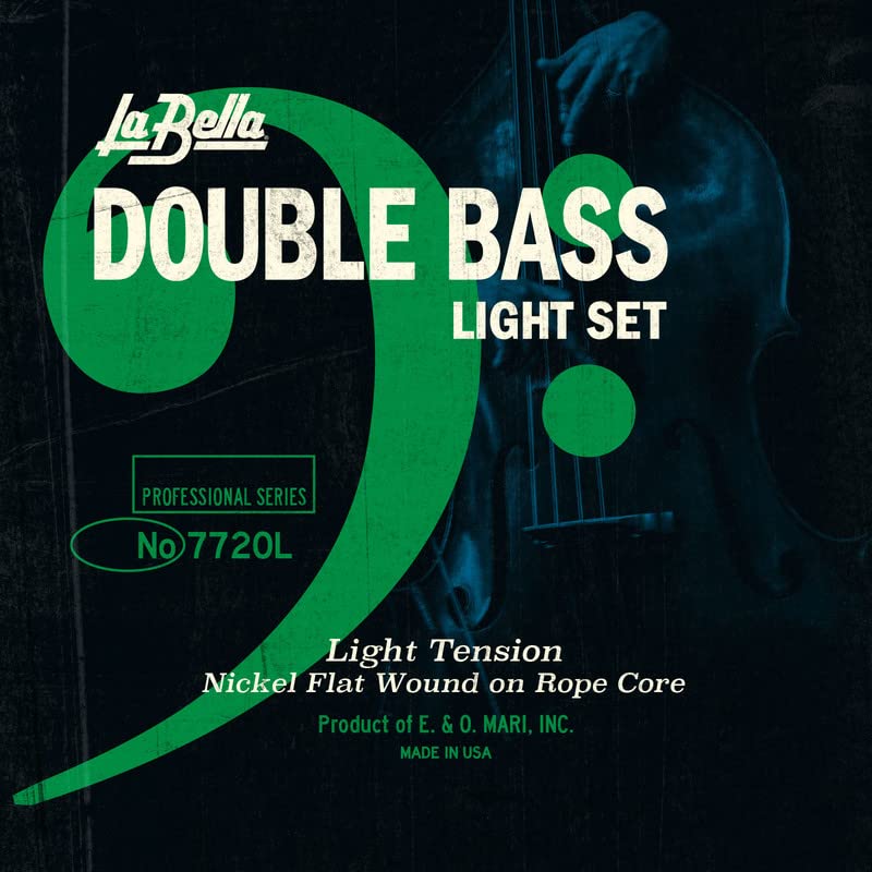 Cuerdas La Bella 7720L Double Bass Light Nickel Flat Wound