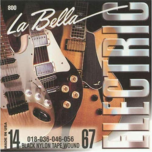 Cuerdas de Guitarra Eléctrica La Bella 800M Jazz Tape Wound - Imagen 3
