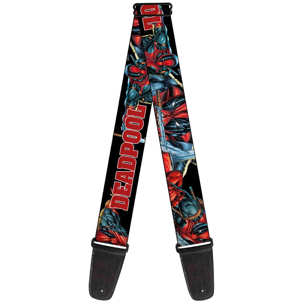 Correa de guitarra Buckle-Down - DEADPOOL/Poses de acción