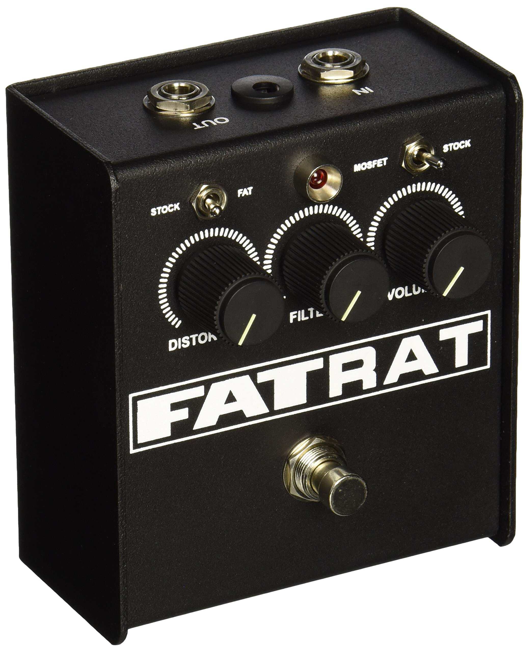 Pedal de Distorsión Pro Co Sound FATRAT con Selección de
