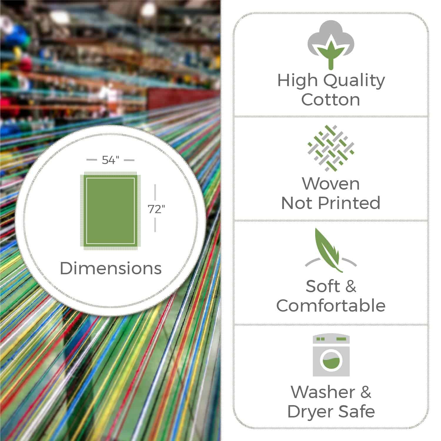 Manta Mud Cloth de Pure Country Weavers - Estilo Africano - - Imagen 6