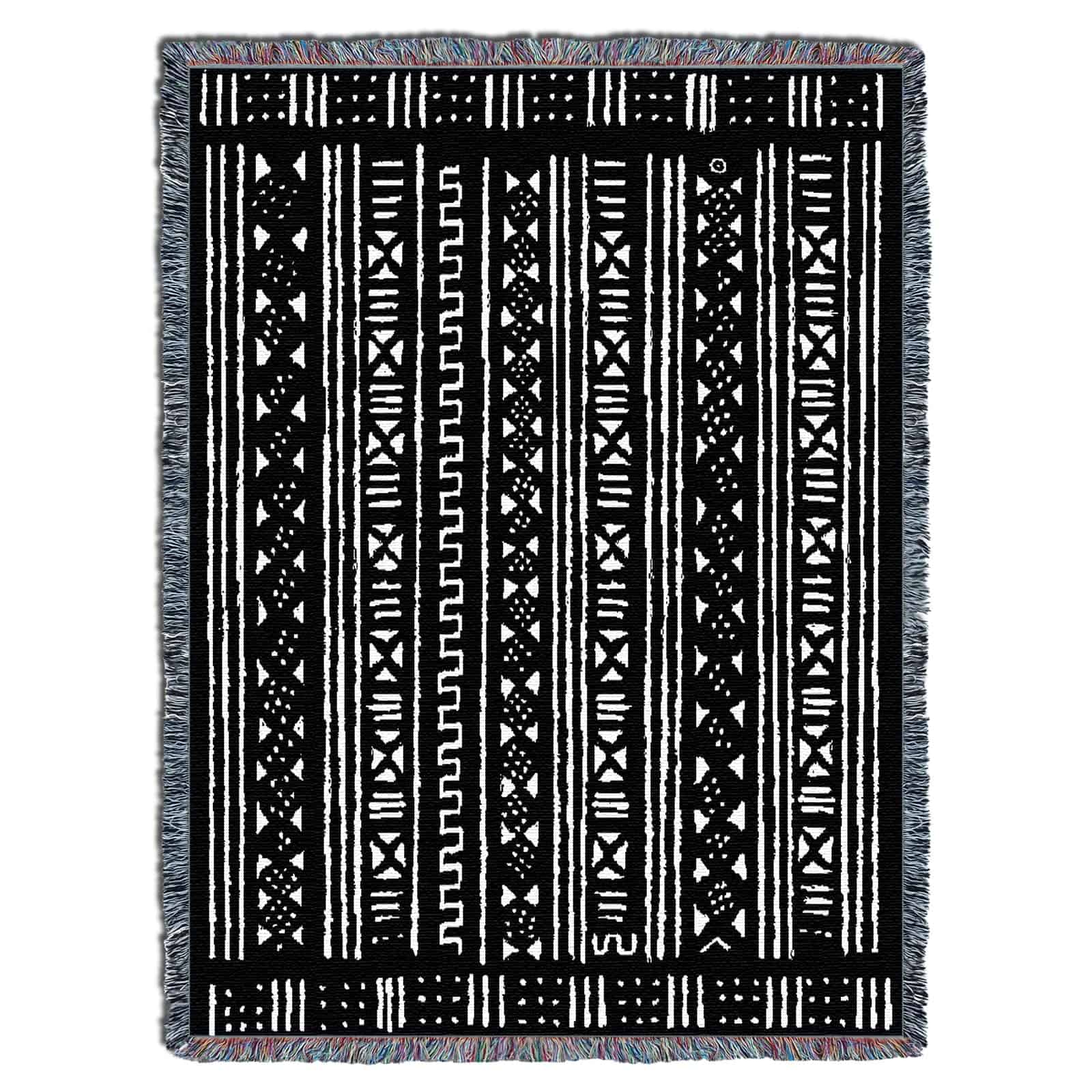 Manta Mud Cloth de Pure Country Weavers - Estilo Africano - - Imagen 5