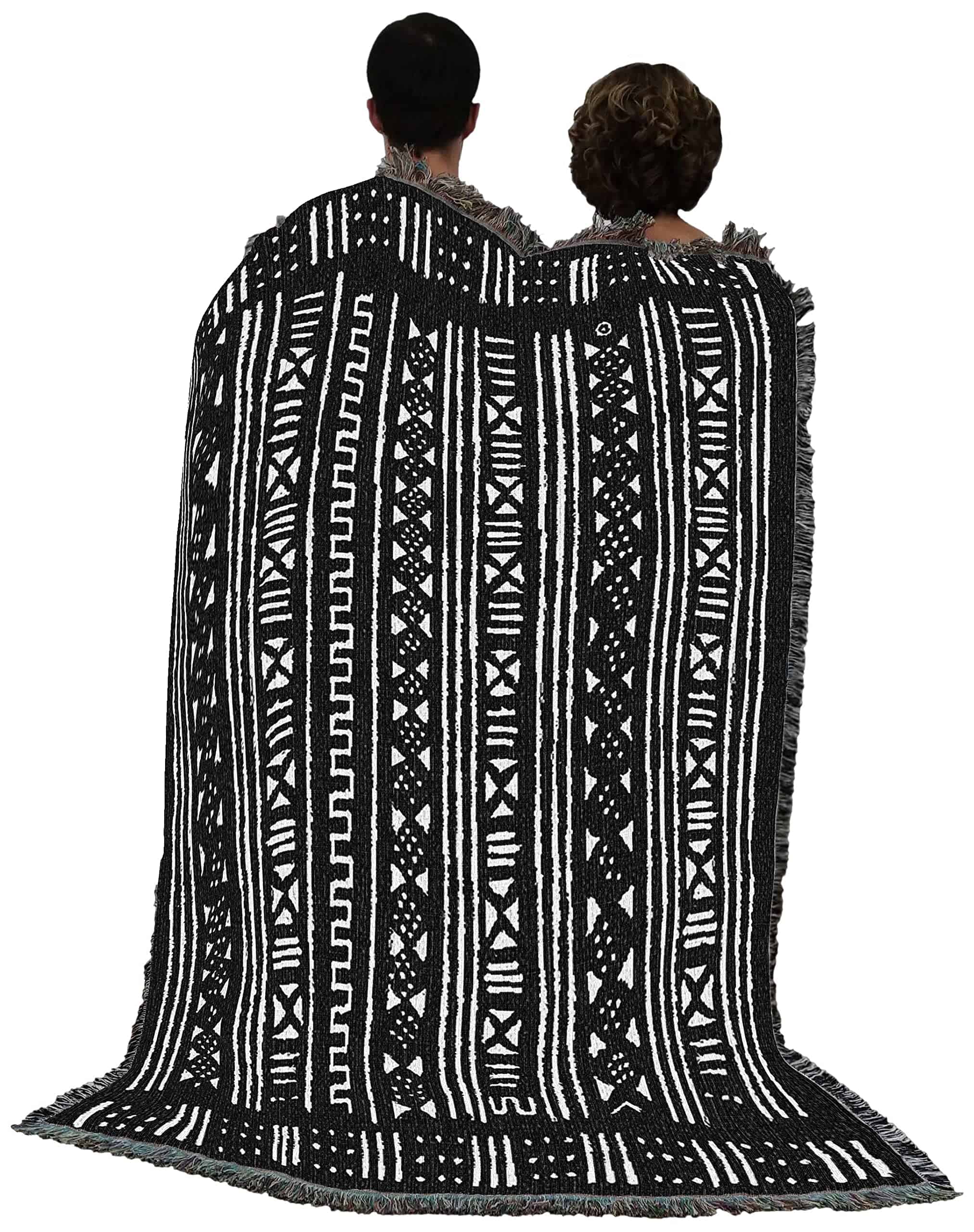 Manta Mud Cloth de Pure Country Weavers - Estilo Africano - - Imagen 4