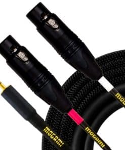 Cable Adaptador de Audio Estéreo Y Mogami GOLD -Dorado