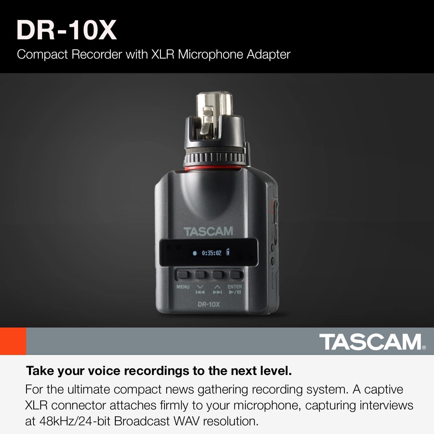 Grabadora Digital Portátil de Audio XLR TASCAM para - Imagen 4