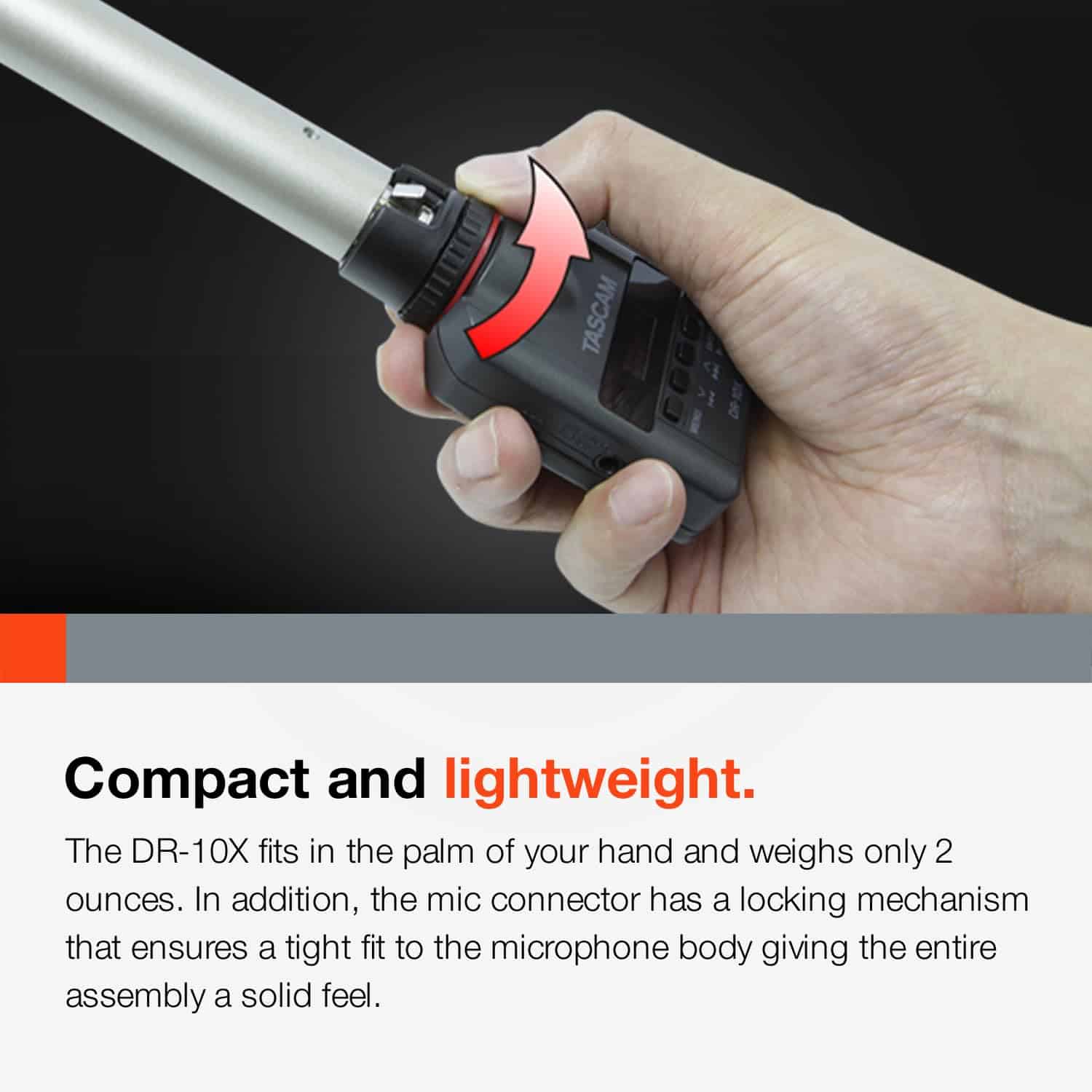 Grabadora Digital Portátil de Audio XLR TASCAM para - Imagen 7